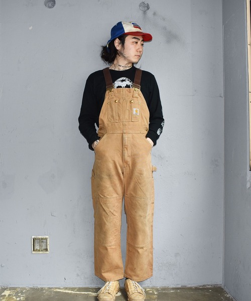 Carhartt（カーハート）の「【ヴィンテージ古着】Carhartt/カーハート ダック地 オーバーオール（サロペット/オーバーオール・メンズ・ベージュ・32）」の3枚目の写真