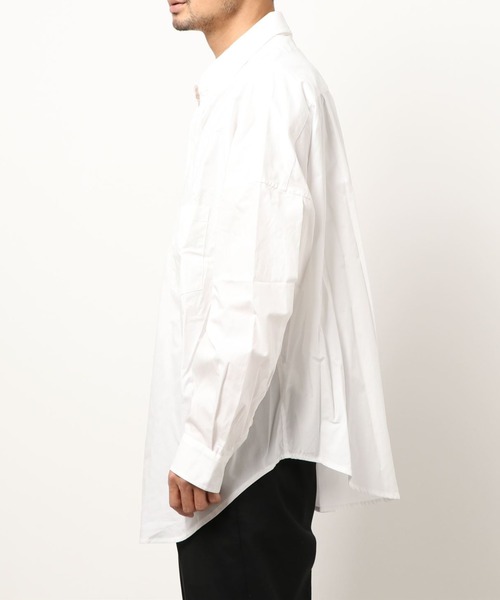 VOTE MAKE NEW CLOTHES(ボートメイクニュークローズ)の「VOTEMakeNewClothes/ヴォートメイクニュークローズ/オーバーサイズシャツ/Marvel BD Shirts(シャツ/ブラウス・メンズ・ホワイト・MEDIUM/LARGE)」の2枚目の写真