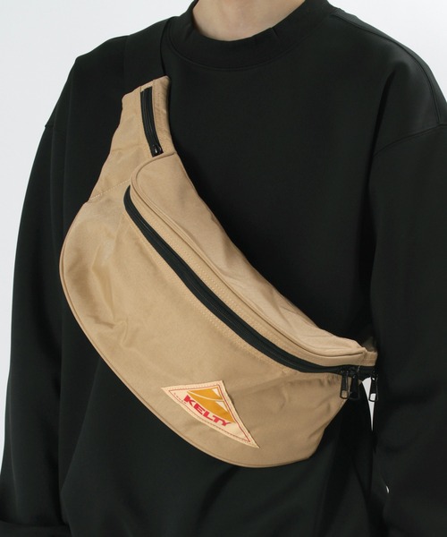 KELTY(ケルティ)の「【KELTY/ケルティ】 ナイロン ボディーバッグ ワンポイント コーデュラナイロン 5L ウエストバッグ/ ショルダーバッグ/ BAG/(ボディバッグ/ウエストポーチ・メンズ・ブラック/ネイビー/サンドベージュ・FREE)」の9枚目の写真