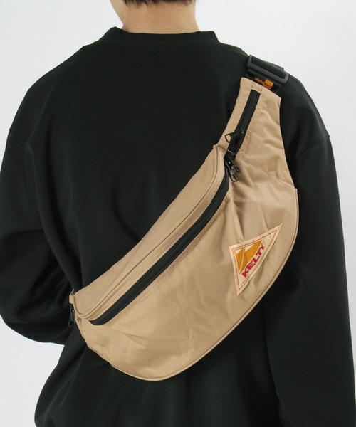 KELTY(ケルティ)の「【KELTY/ケルティ】 ナイロン ボディーバッグ ワンポイント コーデュラナイロン 5L ウエストバッグ/ ショルダーバッグ/ BAG/(ボディバッグ/ウエストポーチ・メンズ・ブラック/ネイビー/サンドベージュ・FREE)」の10枚目の写真