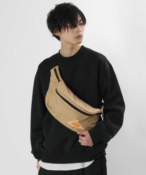 KELTY(ケルティ)の「【KELTY/ケルティ】 ナイロン ボディーバッグ ワンポイント コーデュラナイロン 5L ウエストバッグ/ ショルダーバッグ/ BAG/(ボディバッグ/ウエストポーチ・メンズ・ブラック/ネイビー/サンドベージュ・FREE)」の13枚目の写真