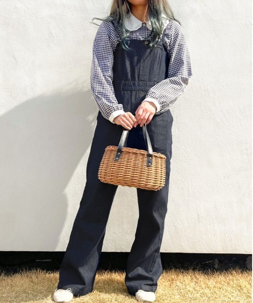 apres jour（アプレジュール）の「アソートクロスサロペット【ZOZOTOWN限定アイテム】（サロペット/オーバーオール・レディース・ライトブルー/インディゴブルー/オフホワイト・X-LARGE/MEDIUM/SMALL）」の3枚目の写真