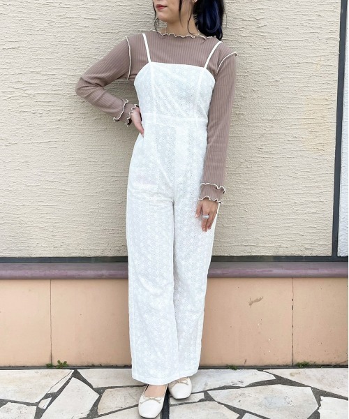 apres jour（アプレジュール）の「アソートクロスサロペット【ZOZOTOWN限定アイテム】（サロペット/オーバーオール・レディース・ライトブルー/インディゴブルー/オフホワイト・X-LARGE/MEDIUM/SMALL）」の12枚目の写真