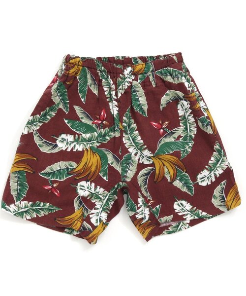 F.O.KIDS(エフオーキッズ)の「総柄ハーフパンツ 5分丈(その他パンツ・キッズ・レインボー/ブラウン/チャコール/ライトパープル/ネイビー・100/95/90/80/110/140/120/130)」の1枚目の写真