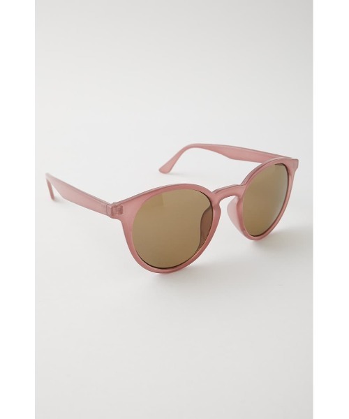 MOUSSY（マウジー）の「CLEAR FLAME アイウェア（サングラス・レディース・ライトイエロー/ライトブラウン/ピンク・FREE）」の7枚目の写真