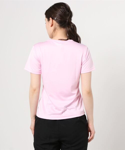 adidas（アディダス）の「アディダス adidas WMHONETシャツ（Tシャツ/カットソー・レディース・ピンク/ネイビー/ホワイト/ブラック・XL/M/L/S）」の6枚目の写真