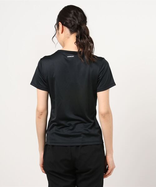 adidas（アディダス）の「アディダス adidas WMHONETシャツ（Tシャツ/カットソー・レディース・ピンク/ネイビー/ホワイト/ブラック・XL/M/L/S）」の7枚目の写真