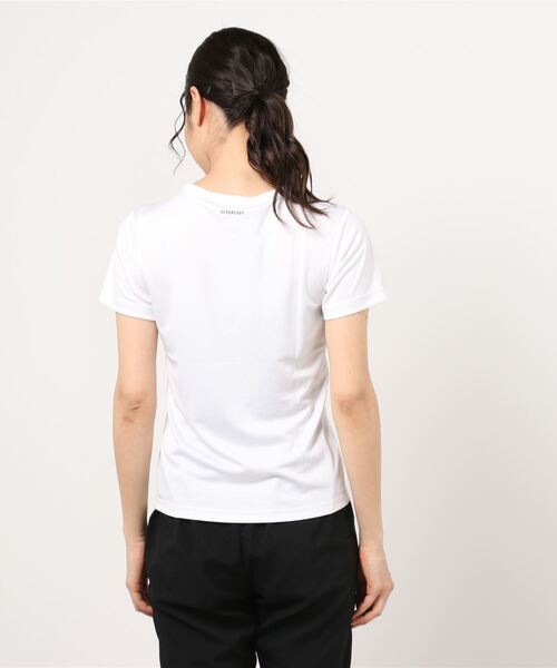 adidas（アディダス）の「アディダス adidas WMHONETシャツ（Tシャツ/カットソー・レディース・ピンク/ネイビー/ホワイト/ブラック・XL/M/L/S）」の8枚目の写真
