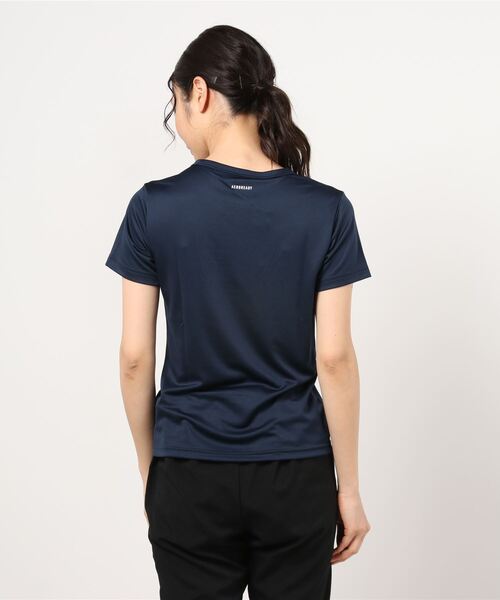 adidas（アディダス）の「アディダス adidas WMHONETシャツ（Tシャツ/カットソー・レディース・ピンク/ネイビー/ホワイト/ブラック・XL/M/L/S）」の9枚目の写真