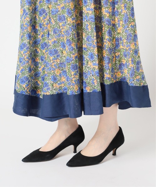 IENA LA BOUCLE（イエナラブークル）の「IENA LA BOUCLE RATTIフラワーイージーフレアスカート◆（スカート・レディース・ブルー・38/36）」の5枚目の写真