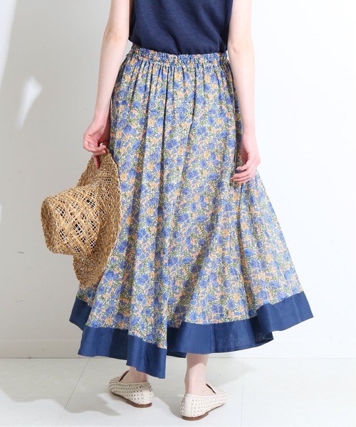 IENA LA BOUCLE（イエナラブークル）の「IENA LA BOUCLE RATTIフラワーイージーフレアスカート◆（スカート・レディース・ブルー・38/36）」の19枚目の写真