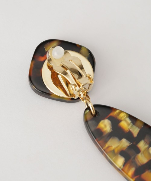 Francine Bramli Paris 2パーツマーブルイヤリング