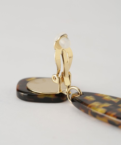 Francine Bramli Paris 2パーツマーブルイヤリング