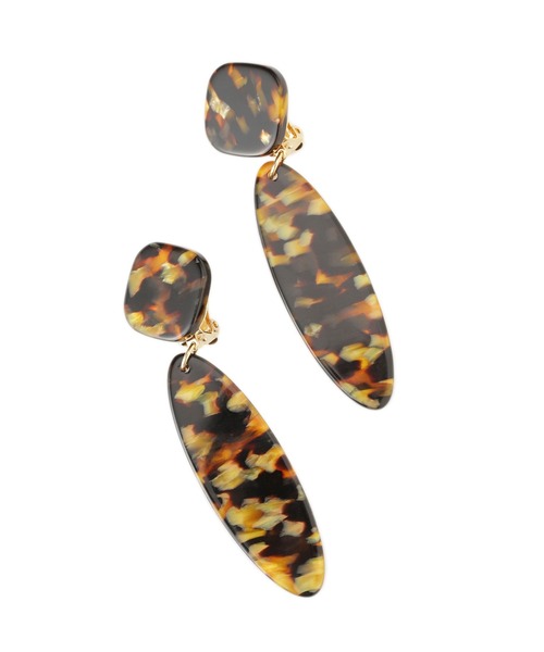 Francine Bramli Paris 2パーツマーブルイヤリング