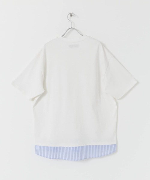 URBAN RESEARCH ROSSO MEN(アーバンリサーチロッソメン)の「レイヤードTシャツ(Tシャツ/カットソー・メンズ・ホワイト/ブラック・MEDIUM/LARGE)」の12枚目の写真