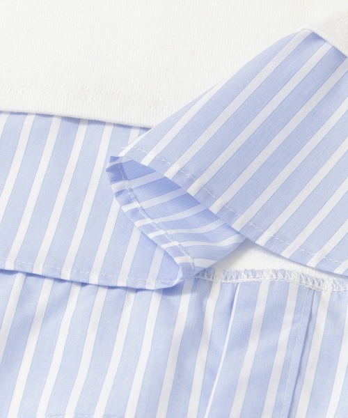 URBAN RESEARCH ROSSO MEN(アーバンリサーチロッソメン)の「レイヤードTシャツ(Tシャツ/カットソー・メンズ・ホワイト/ブラック・MEDIUM/LARGE)」の13枚目の写真