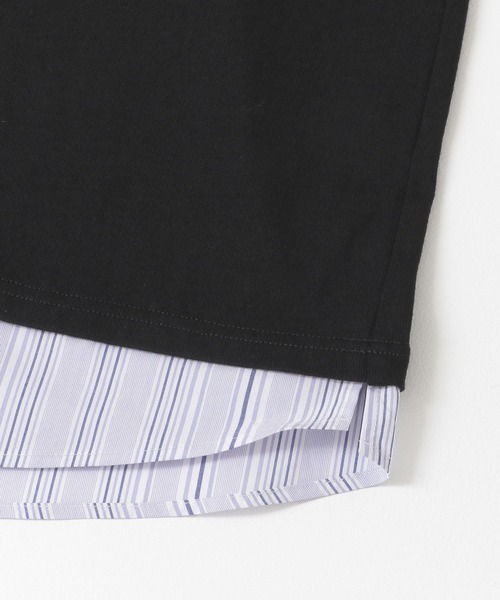 URBAN RESEARCH ROSSO MEN(アーバンリサーチロッソメン)の「レイヤードTシャツ(Tシャツ/カットソー・メンズ・ホワイト/ブラック・MEDIUM/LARGE)」の14枚目の写真