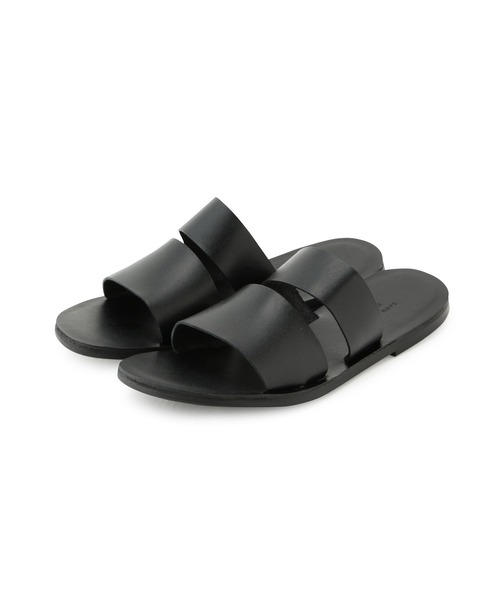 ADAM ET ROPE'（アダムエロペ）の「【CESSE】レザーサンダル（サンダル・メンズ・ダークブラウン/ブラック・27/26/28）」の5枚目の写真