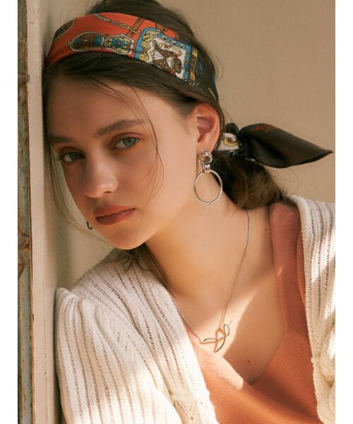 RESEXXY（リゼクシー）の「イレギュラーメタルネックレス（ネックレス・レディース・シルバー/ゴールド・FREE）」の4枚目の写真