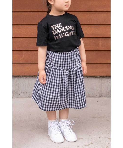 PICCIN(ピッチン)の「【親子ペアルック可】前後2WAYギンガムチェックマキシスカート(スカート・レディース・ブラック系その他・M)」の20枚目の写真