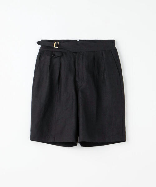 TOMORROWLAND （トゥモローランド）の「ハイカウントリネン グルカショーツ（その他パンツ・メンズ・ブラック/シャーベット/カーキ・48/44/50/46）」の19枚目の写真