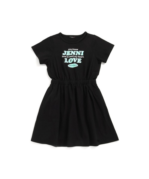 JENNI love（ジェニィラブ）の「防蚊ネックスリットTワンピ（ワンピース・キッズ・ブラック/サックスブルー/ミント・130cm/140cm/150cm/160cm）」の9枚目の写真