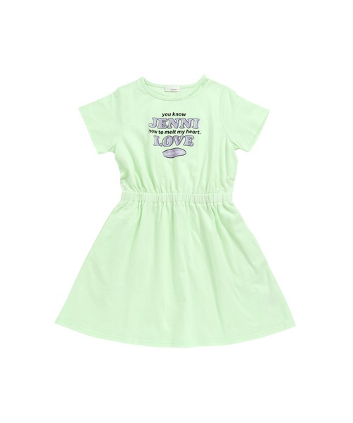 JENNI love（ジェニィラブ）の「防蚊ネックスリットTワンピ（ワンピース・キッズ・ブラック/サックスブルー/ミント・130cm/140cm/150cm/160cm）」の11枚目の写真