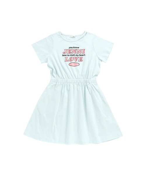 JENNI love（ジェニィラブ）の「防蚊ネックスリットTワンピ（ワンピース・キッズ・ブラック/サックスブルー/ミント・130cm/140cm/150cm/160cm）」の13枚目の写真