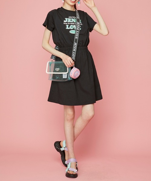 JENNI love（ジェニィラブ）の「防蚊ネックスリットTワンピ（ワンピース・キッズ・ブラック/サックスブルー/ミント・130cm/140cm/150cm/160cm）」の22枚目の写真