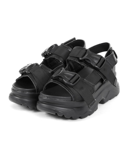 Figments(フィグメンツ)の「アグリーサンダル(サンダル・レディース・ブラック・SMALL/MEDIUM)」の6枚目の写真