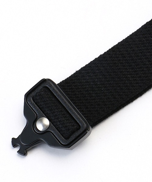 Purple&Yellow(パープルアンドイエロー)の「コットンキャンバス テープベルト(ベルト・メンズ・ブラック/キナリ/カーキ/ブルー・FREE)」の7枚目の写真