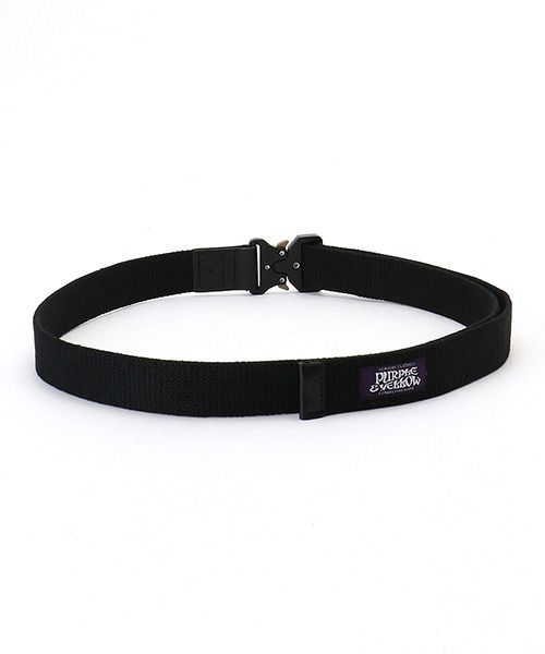 Purple&Yellow(パープルアンドイエロー)の「コットンキャンバス テープベルト(ベルト・メンズ・ブラック/キナリ/カーキ/ブルー・FREE)」の11枚目の写真