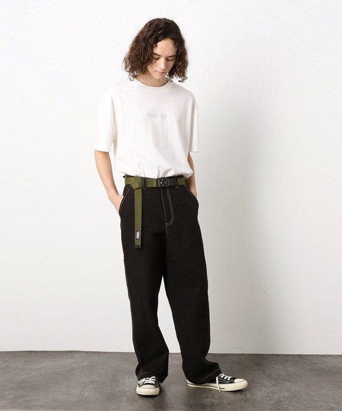 Purple&Yellow(パープルアンドイエロー)の「コットンキャンバス テープベルト(ベルト・メンズ・ブラック/キナリ/カーキ/ブルー・FREE)」の18枚目の写真