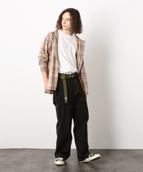 Purple&Yellow(パープルアンドイエロー)の「コットンキャンバス テープベルト(ベルト・メンズ・ブラック/キナリ/カーキ/ブルー・FREE)」の17枚目の写真