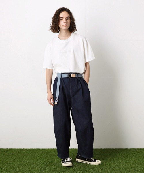 Purple&Yellow(パープルアンドイエロー)の「コットンキャンバス テープベルト(ベルト・メンズ・ブラック/キナリ/カーキ/ブルー・FREE)」の15枚目の写真