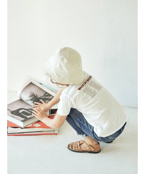 Ungrid（アングリッド）の「Kids ツアーロゴルーズTee（Tシャツ/カットソー・キッズ・オフホワイト/チャコールグレー・100/120）」の21枚目の写真