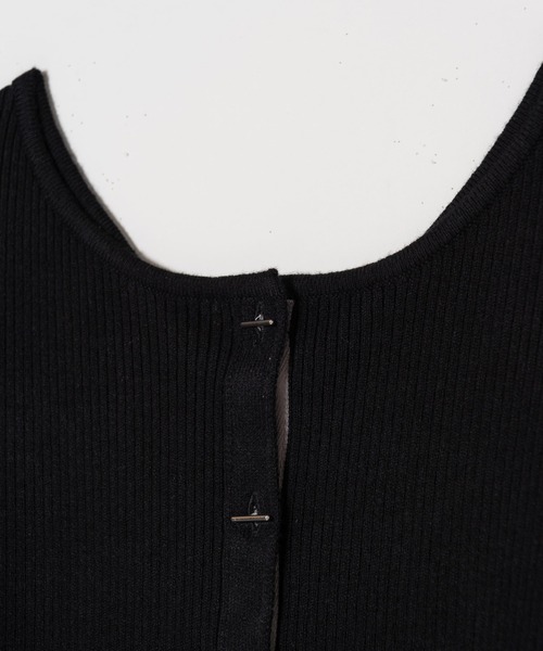 LAYMEE（レイミー）の「Fancy 2way knit / ファンシー2wayニット（カーディガン/ボレロ・レディース・ベージュ/ブルー/ブラック・FREE）」の11枚目の写真