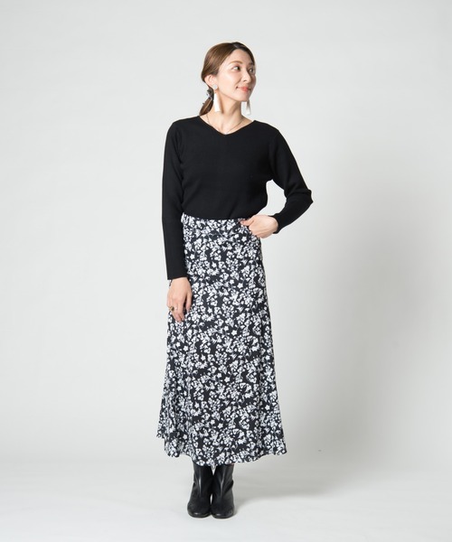 LAYMEE（レイミー）の「Fancy 2way knit / ファンシー2wayニット（カーディガン/ボレロ・レディース・ベージュ/ブルー/ブラック・FREE）」の17枚目の写真