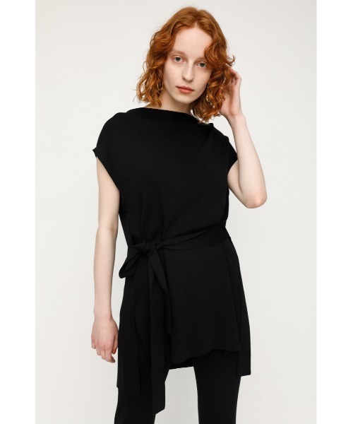 SLY(スライ)の「【LIMITED ITEM】WAIST BELTED TOPS/ウエストベルトトップス(ニット/セーター・レディース・ブラック/ブラウン/アイボリー・FREE)」の3枚目の写真