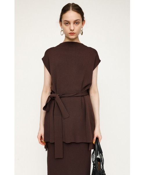 SLY(スライ)の「【LIMITED ITEM】WAIST BELTED TOPS/ウエストベルトトップス(ニット/セーター・レディース・ブラック/ブラウン/アイボリー・FREE)」の17枚目の写真