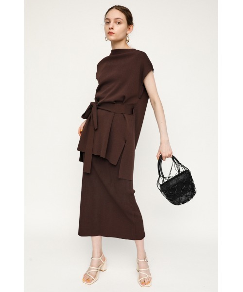 SLY(スライ)の「【LIMITED ITEM】WAIST BELTED TOPS/ウエストベルトトップス(ニット/セーター・レディース・ブラック/ブラウン/アイボリー・FREE)」の18枚目の写真