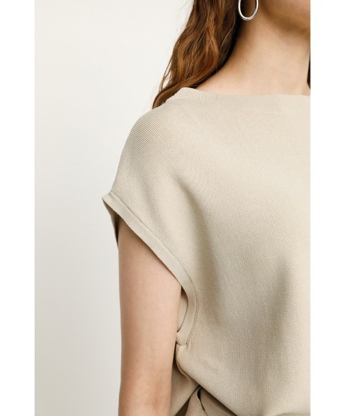 SLY(スライ)の「【LIMITED ITEM】WAIST BELTED TOPS/ウエストベルトトップス(ニット/セーター・レディース・ブラック/ブラウン/アイボリー・FREE)」の9枚目の写真
