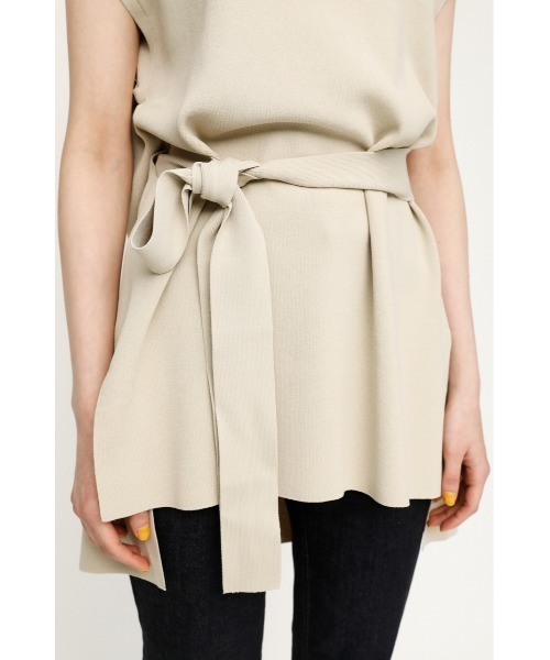 SLY(スライ)の「【LIMITED ITEM】WAIST BELTED TOPS/ウエストベルトトップス(ニット/セーター・レディース・ブラック/ブラウン/アイボリー・FREE)」の10枚目の写真