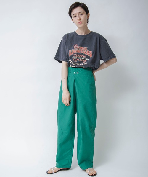 Johnbull(ジョンブル)の「【WAISTRICK BY JOHNBULL】ウエストボタンパンツ(その他パンツ・レディース・ベージュ/ブラック/グリーン/ワンウォッシュ・SMALL/MEDIUM/LARGE)」の13枚目の写真