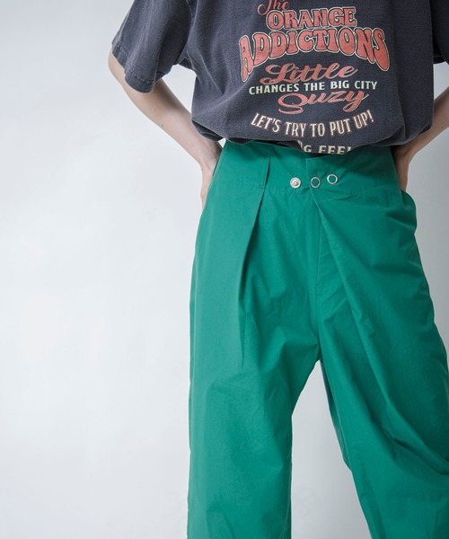 Johnbull(ジョンブル)の「【WAISTRICK BY JOHNBULL】ウエストボタンパンツ(その他パンツ・レディース・ベージュ/ブラック/グリーン/ワンウォッシュ・SMALL/MEDIUM/LARGE)」の21枚目の写真