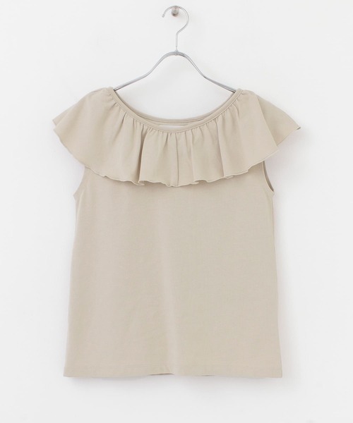 URBAN RESEARCH Sonny Label（アーバンリサーチサニーレーベル）の「フリルTシャツ（Tシャツ/カットソー・レディース・ブラウン/グレー系その他/ブラック・FREE）」の11枚目の写真