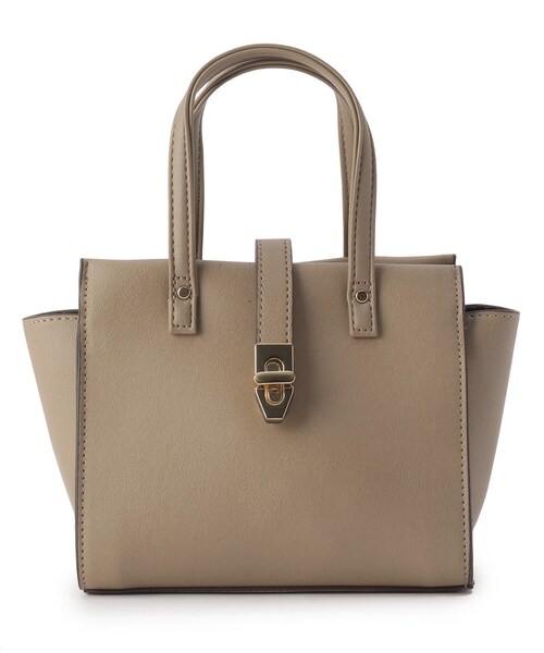 Ober Tashe(オーバータッシェ)の「前ベルト金具ポシェットバッグ(ショルダーバッグ・レディース・こしょう色系/ブルー/ブラック/オレンジ/グレー・FREE)」の4枚目の写真