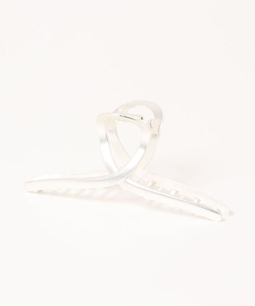 LAC-VERT（ラック・ヴェール）の「メタルマットバンスクリップ（バレッタ/ヘアクリップ・レディース・シルバー/ゴールド・FREE）」の5枚目の写真