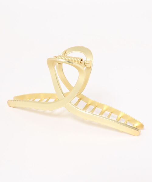 LAC-VERT（ラック・ヴェール）の「メタルマットバンスクリップ（バレッタ/ヘアクリップ・レディース・シルバー/ゴールド・FREE）」の6枚目の写真