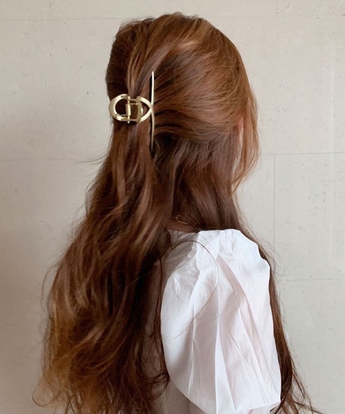 LAC-VERT（ラック・ヴェール）の「メタルマットバンスクリップ（バレッタ/ヘアクリップ・レディース・シルバー/ゴールド・FREE）」の13枚目の写真